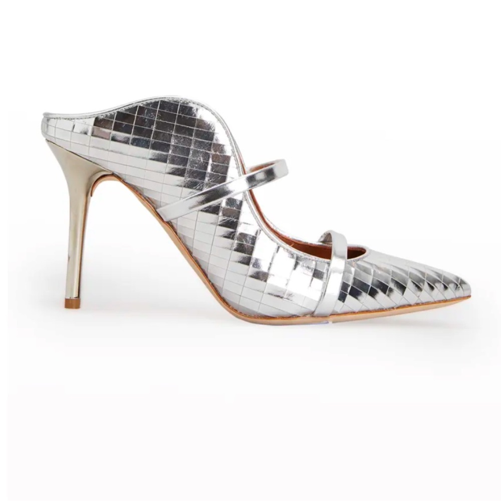 Maureen Metallic Stiletto Mules